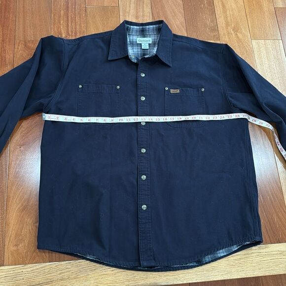 Carhartt Men’s Canvas Cotton Flannel Lined Work Jacket Shacket Snap Button Sz XL - Picture 8 of 10